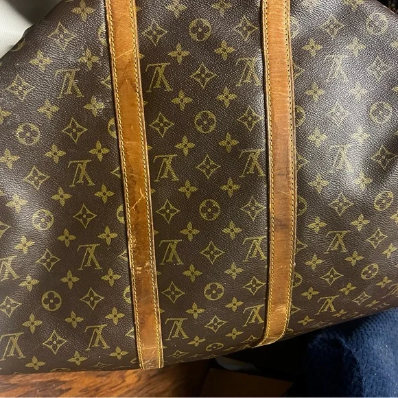 Brown Monogram Loui Vuitton Keepall 50 - Picture 11 of 13